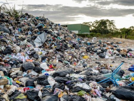 A pile of plastic waste