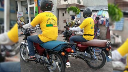 Zémidjan, taxi moto à Cotonou