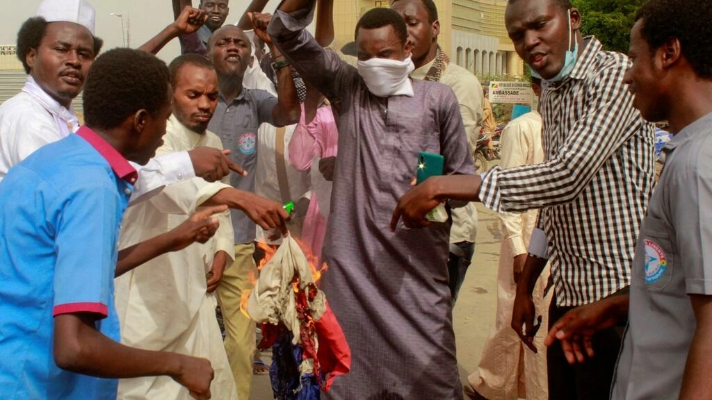 Anti-French demonstration in Chad
