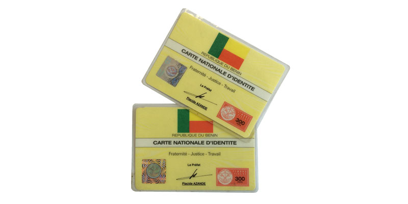 The biometric card is now the document recognised by the Beninese government. The announcement was made at the end of the Council of Ministers on Wednesday 06 July 2022.
