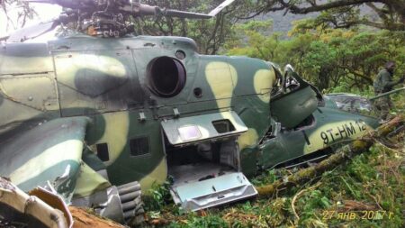 Plus de  22 soldats ont trouvé la mort dans un double crash d’hélicoptères de l’armée ougandaise. Les deux incidents se sont produits lundi et mardi, dans l’Est de la République démocratique du Congo et en Ouganda. L’information est donnée ce jeudi 29 septembre 2022 par un porte-parole de l’armée congolaise.
