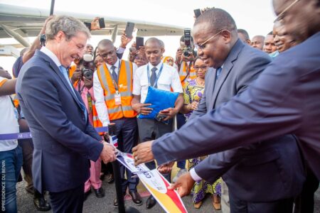 Cosair effectue son premier vol inaugural à Cotonou