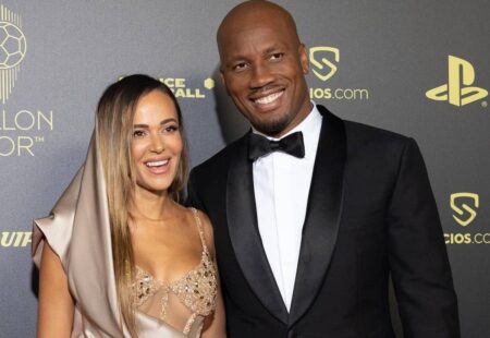 Didier Drogba et sa nouvelle compagne Gabrielle Lemaire