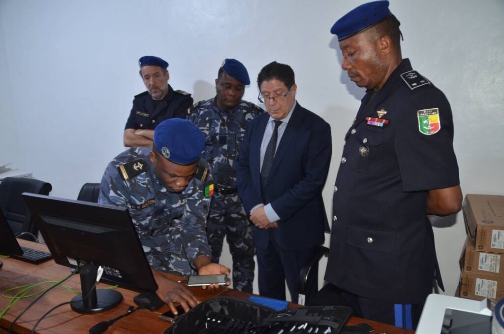 OCRC supported with equipment to fight cybercrime in Benin