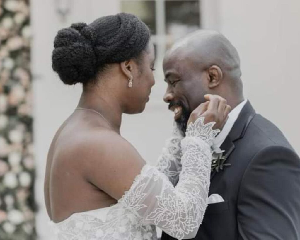 Charlotte Dipanda shares official photos of her wedding ceremony with Fernand Lopez. 