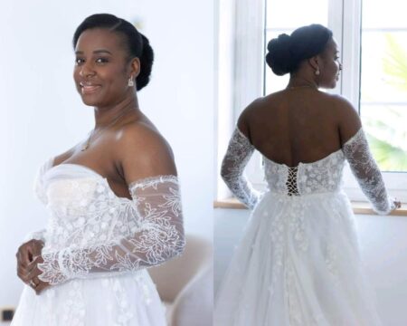 Charlotte Dipanda partage les photos officielles de son mariage avec Fernand Lopez.