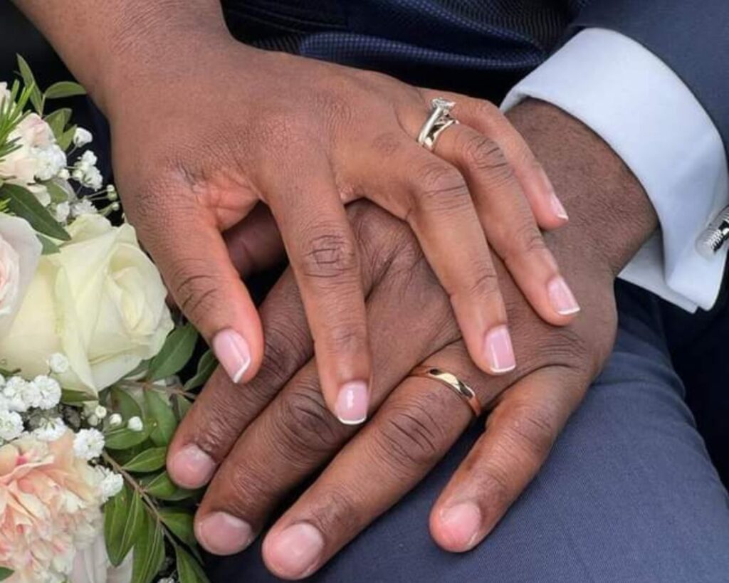 Charlotte Dipanda shares official photos of her wedding ceremony with Fernand Lopez. 