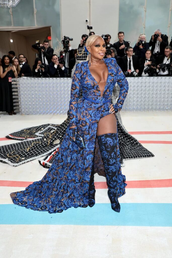 Mary J Blige sur le tapis rouge du Met Gala 2023