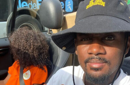 Black M et son fils Isaac